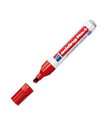ROTULADOR EDDING ROJO Nº1
