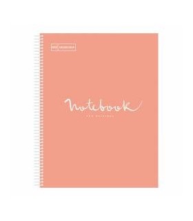 BLOC A-4 5MM TAPA CARTON DURO NOTEBOOK MELOCOTON 80H 90GR MIQUELRIUS