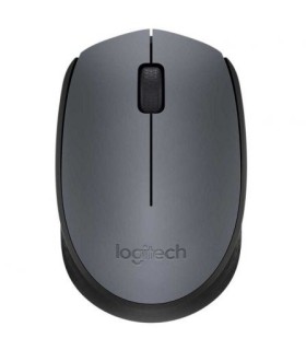 RATON INALAMBRICO LOGITECH M170 NEGRO-GRIS - 2 4GHZ - DISEÑO AMBIDIESTRO - ALCANCE 10M