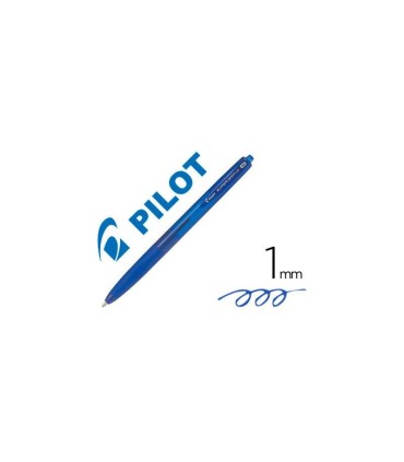 BOLIGRAFO BOLA RETRACTIL PILOT SUPERGRIP G AZUL - PUNTA REDONDA 1 0mm - TRAZO 0 4mm