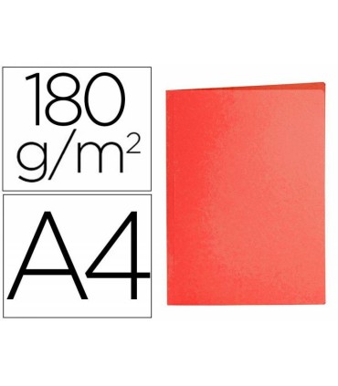 SUBCARPETA ROJA A-4 180GR FABRISA