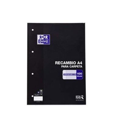 RECAMBIO FOLIO 2mm OXFORD 90gr