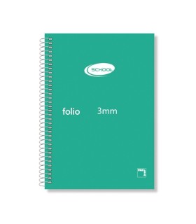 BLOC Fº 3mm PACSA 80 HOJAS TAPA CARTON