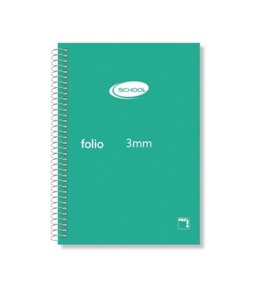 BLOC Fº 3mm PACSA 80 HOJAS TAPA CARTON