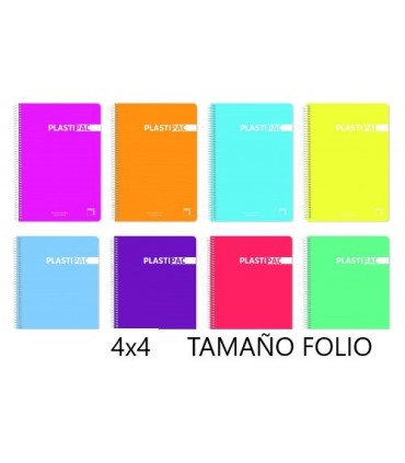 BLOC Fº PLASTIPAC 4mm 90gr  80 HOJAS