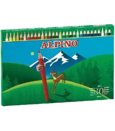 LAPICES COLORES ALPINO CAJA 30 UNIDADES