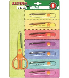 BLISTER TIJERAS FORMAS ALPINO