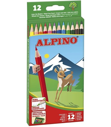 LAPICES ALPINO CAJA 12 COLORES