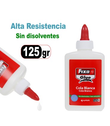 BOTE COLA BLANCA 125 ML FIXO