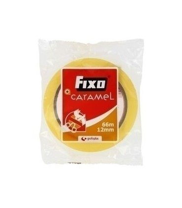 FIXO CARAMEL 66m X 12mm GRAFOPLÁS