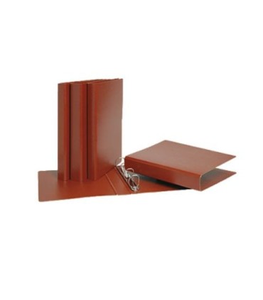 CARPETA CUERO FORRADA SIMIL CUERO 2 ANILLAS 25MM FOLIO GRAFOPLÁS