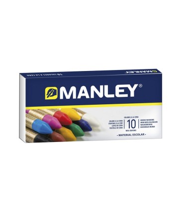 CERAS BLANDAS MANLEY 10 COLORES