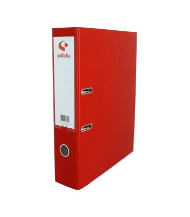 ARCHIVADOR PALANCA TAMAÑO Fº  ROJO 65 GRAFOPLÁS