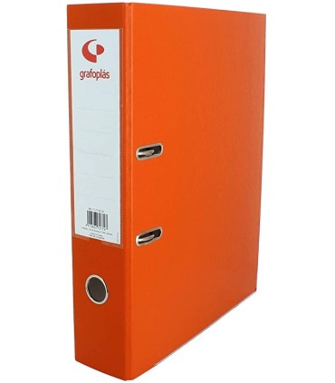 ARCHIVADOR PALANCA TAMAÑO Fº  NARANJA 65 GRAFOPLÁS