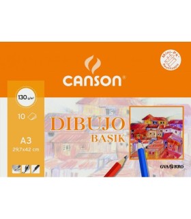 MINI-PACK DIBUJO BASIK 10 H A-3 130 GR