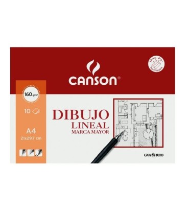 MINI-PACK DIBUJO LINEAL  10 H  160GR 