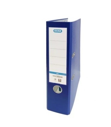 ARCHIVADOR AZUL A-4 2 ANILLAS ELBA