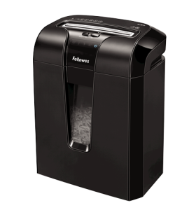 DESTRUCTORA FELLOWES 63CB NEGRA - DESTRUYE HASTA 10 HOJAS - CORTE EN PARTICULAS P-3