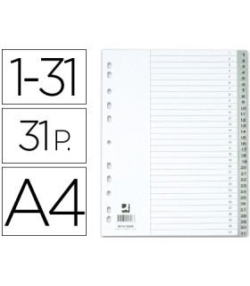 SEPARADOR NUMERICO DE 31 DIAS Q-CONNECT