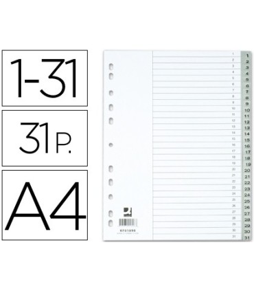 SEPARADOR NUMERICO DE 31 DIAS Q-CONNECT