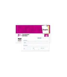 TALONARIO RECIBOS CON COPIA LIDERPAPEL T236 - 50 JUEGOS DE RECIBOS
