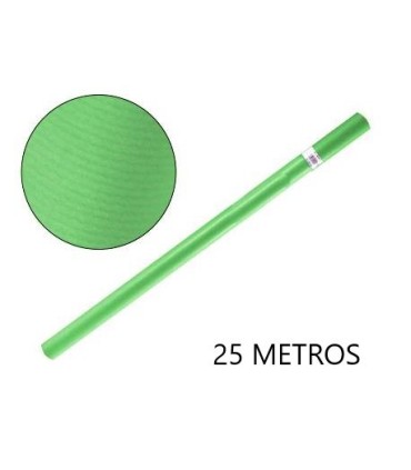 PAPEL CONTINUO VERDE 25MT FABRISA - PAPEL KRAFT VERDE 25 MTRS