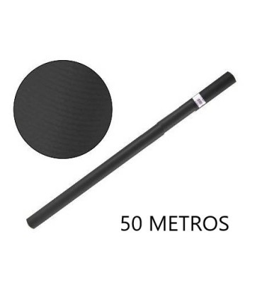 PAPEL CONTINUO NEGRO 50MT FABRISA - PAPEL KRAFT NEGRO 50 MTRS