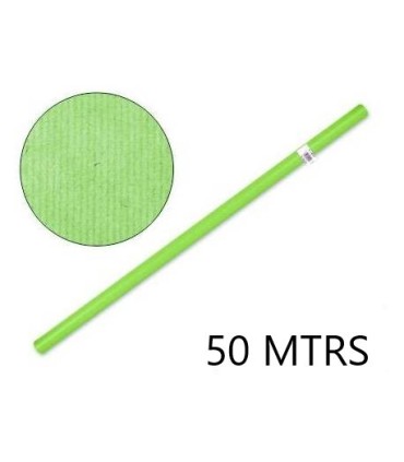 PAPEL CONTINUO VERDE 50MT FABRISA - PAPEL KRAFT VERDE 50MT