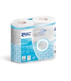 PAPEL HIGIENICO GC 4 ROLLOS DOBLE CAPA