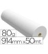 ROLLO PAPEL PLOTTER 914mm 80gr. 50 METROS