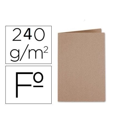 SUBCARPETA KRAFT BICOLOR 240GR FABRISA