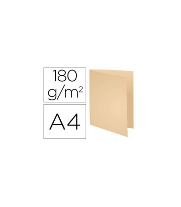 SUBCARPETA CREMA 180GR TAMAÑO A-4 FABRISA