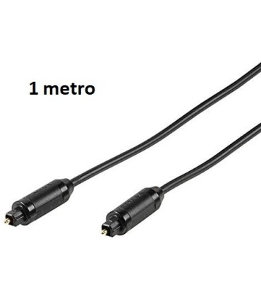 CABLE OPTICO DE AUDIO DIGITAL TOSLINK LANBERG CA-TOSL-10CC-0010-BK - 1 METRO - NEGRO