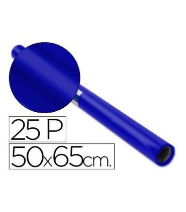 ROLLO PAPEL CHAROL AZUL FUERTE SADIPAL