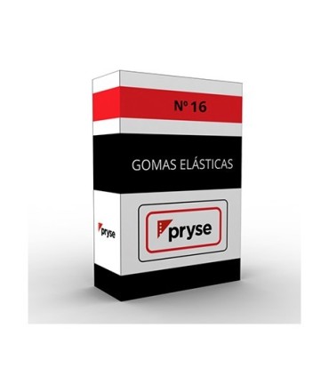 GOMAS ELASTICA CAJA 100GR  Nº16 PRYSE