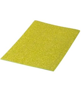 GOMA EVA ORO PURPURINA 40X60
