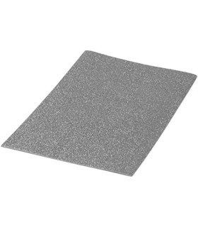 GOMA EVA PURPURINA 40X60 PLATA PRYSE