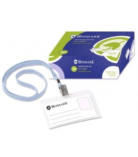 TARJETA IDENTIFICACION BISMARK CON COLGANTE 55x90mm