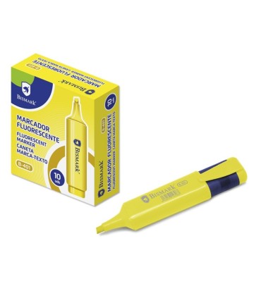 ROTULADOR FLUORESCENTE AMARILLO BISMARK
