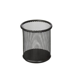 CUBILETE REJILLA METAL NEGRO BISMARK