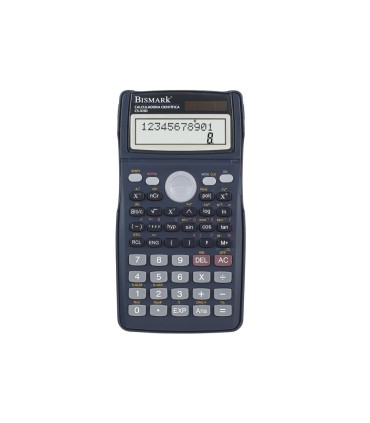 CALCULADORA CIENTIFICA BISMARK CS-101D NEGRA - 240 FUNCIONES