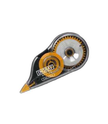 CINTA CORRECTORA INGRAF OFFICE CLUB 5mm X 12 metros - CORRECION RAPIDA Y LIMPIA