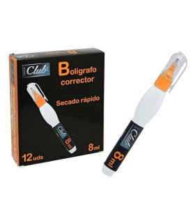 BOLÍGRAFO CORRECTOR OFFICE CLUB 8ML