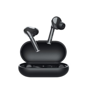AURICULARES INALAMBRICOS TRUST NIKA NEGROS - AUTONOMIA HASTA 16 HORAS - ESTUCHE DE CARGA
