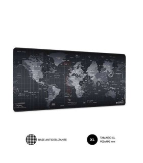 ALFOMBRILLA DE ESCRITORIO MAPA DEL MUNDO SUBBLIM 900x400x3mm - BASE ANTIDESLIZANTE