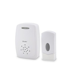 TIMBRE INALAMBRICO GSC A PILAS - 36 MELODIAS - DISTANCIA 80 METROS - VOLUMEN  REGULABLE