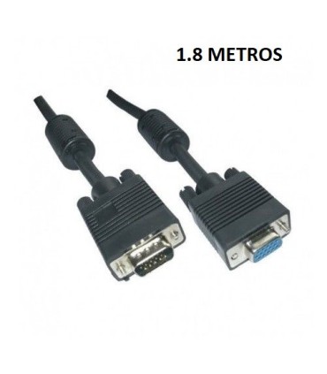 CABLE VGA 15MACHO-15HEMBRA 1,8 METROS