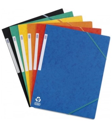 CARPETA CARTON GOMA SOLAPA ELBA VIOLETA