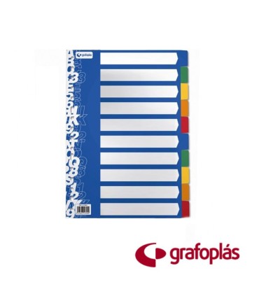 SEPARADORES VARIOS COLORES 10 UNIDADES 16 TALADROS