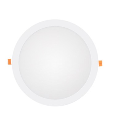 PLACA BM LED CIRCULAR BLANCA SERIE SLIM 25W LUZ BLANCA 6000-6500K 2500 LUMENES